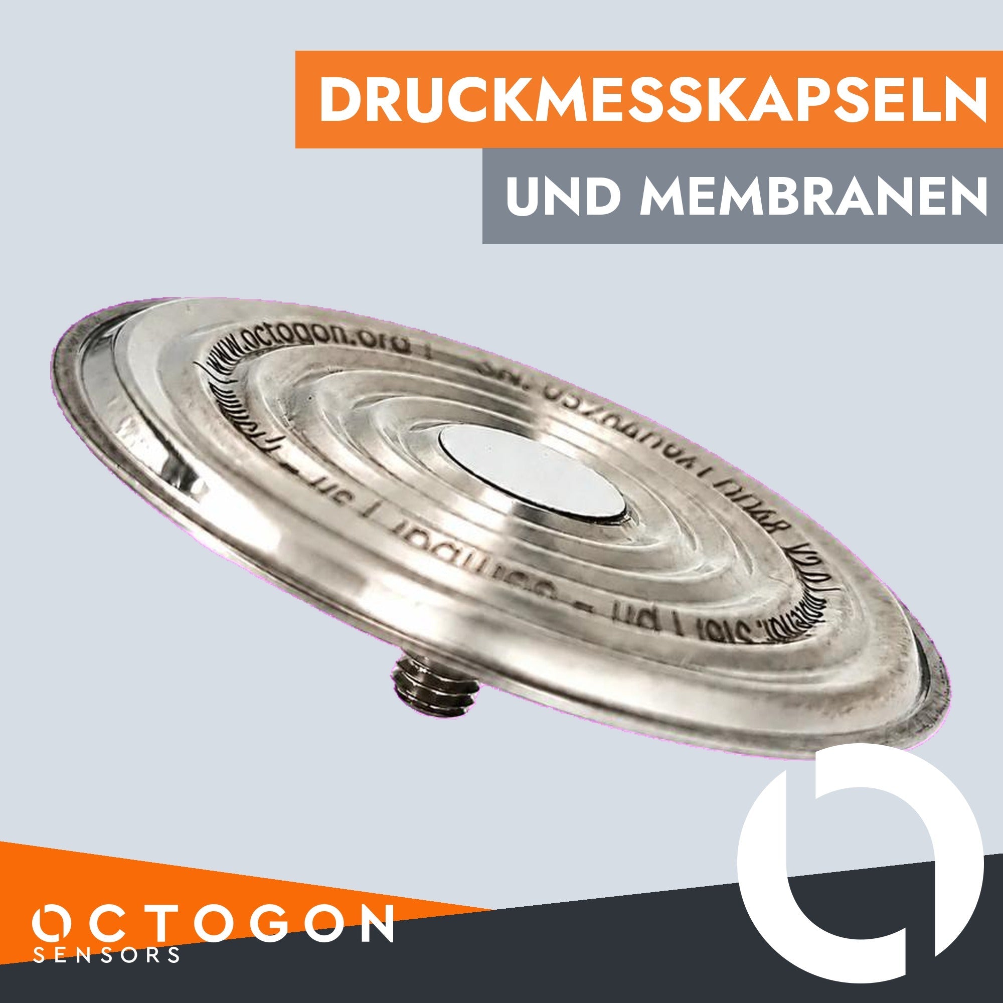 Druckmesskapsel mit Membran von octogon