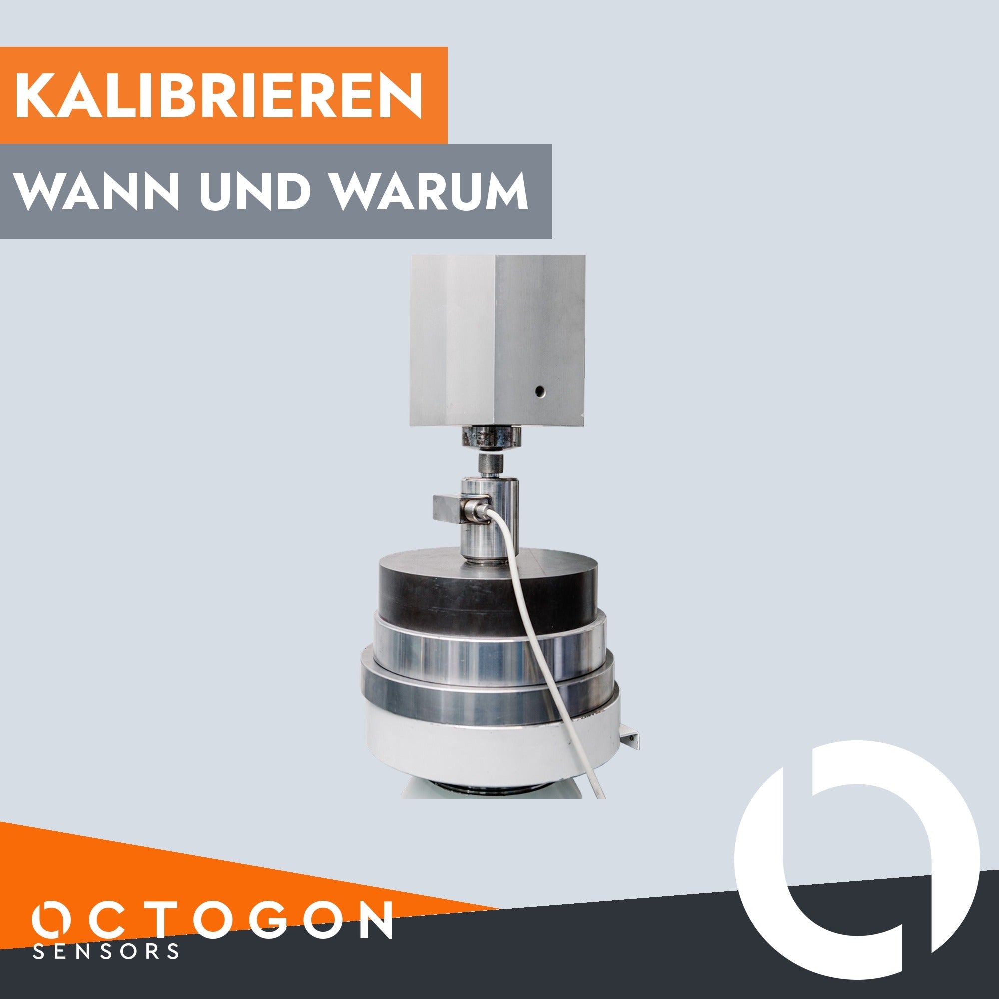 Kalibrierung einer Kraftmesszelle in der Prüfmaschine