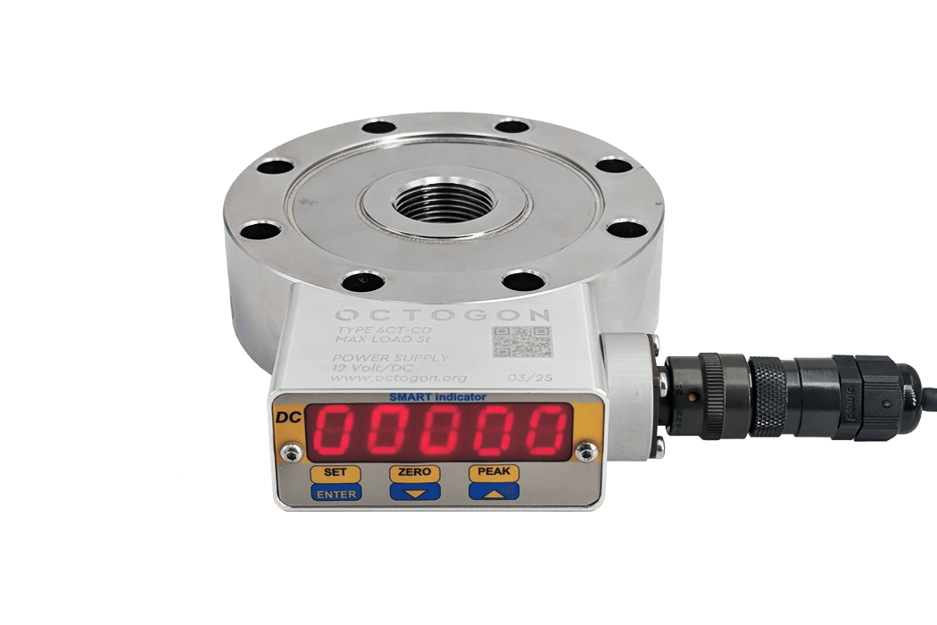 Wägezelle mit integriertem Display bzw. Anzeige