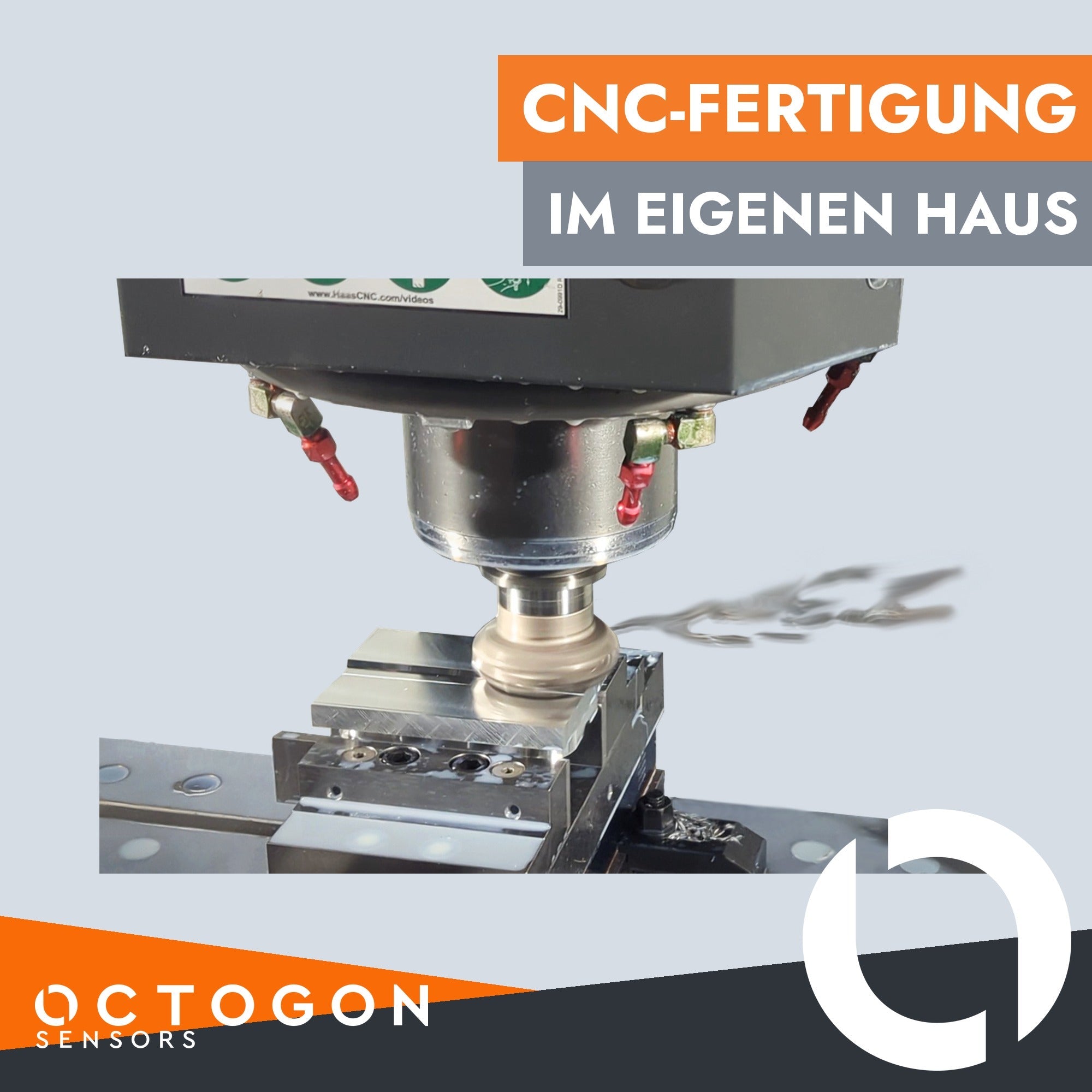 Fräsbearbeitung eines Federkörpers in der eigenen CNC-Fertigung