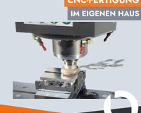 Fräsbearbeitung eines Federkörpers in der eigenen CNC-Fertigung