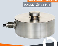 Wägezelle mit Steckverbinder für schleppkettentaugliches Kabel