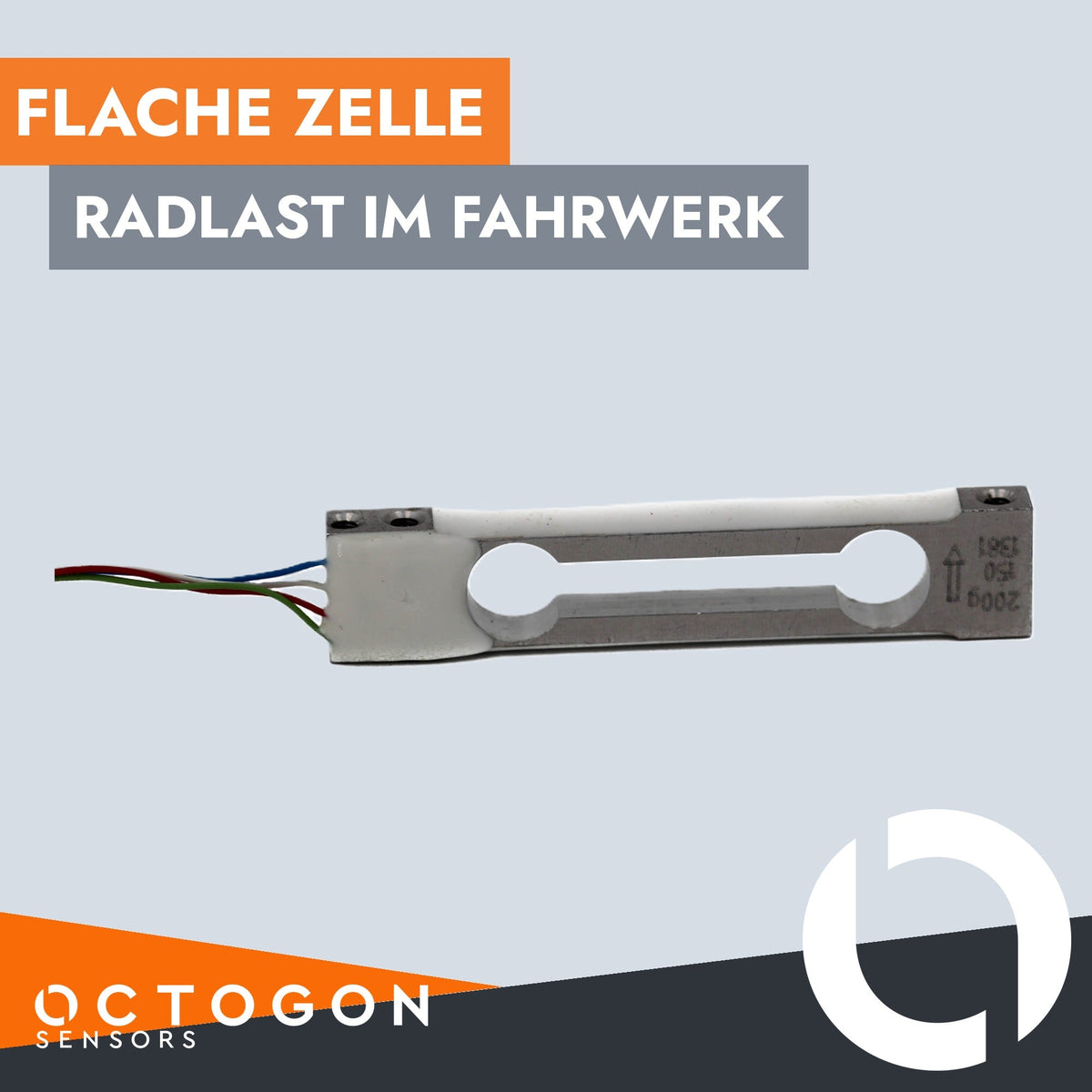 Flache Biegebalken-Wägezelle für bewegte Lasten