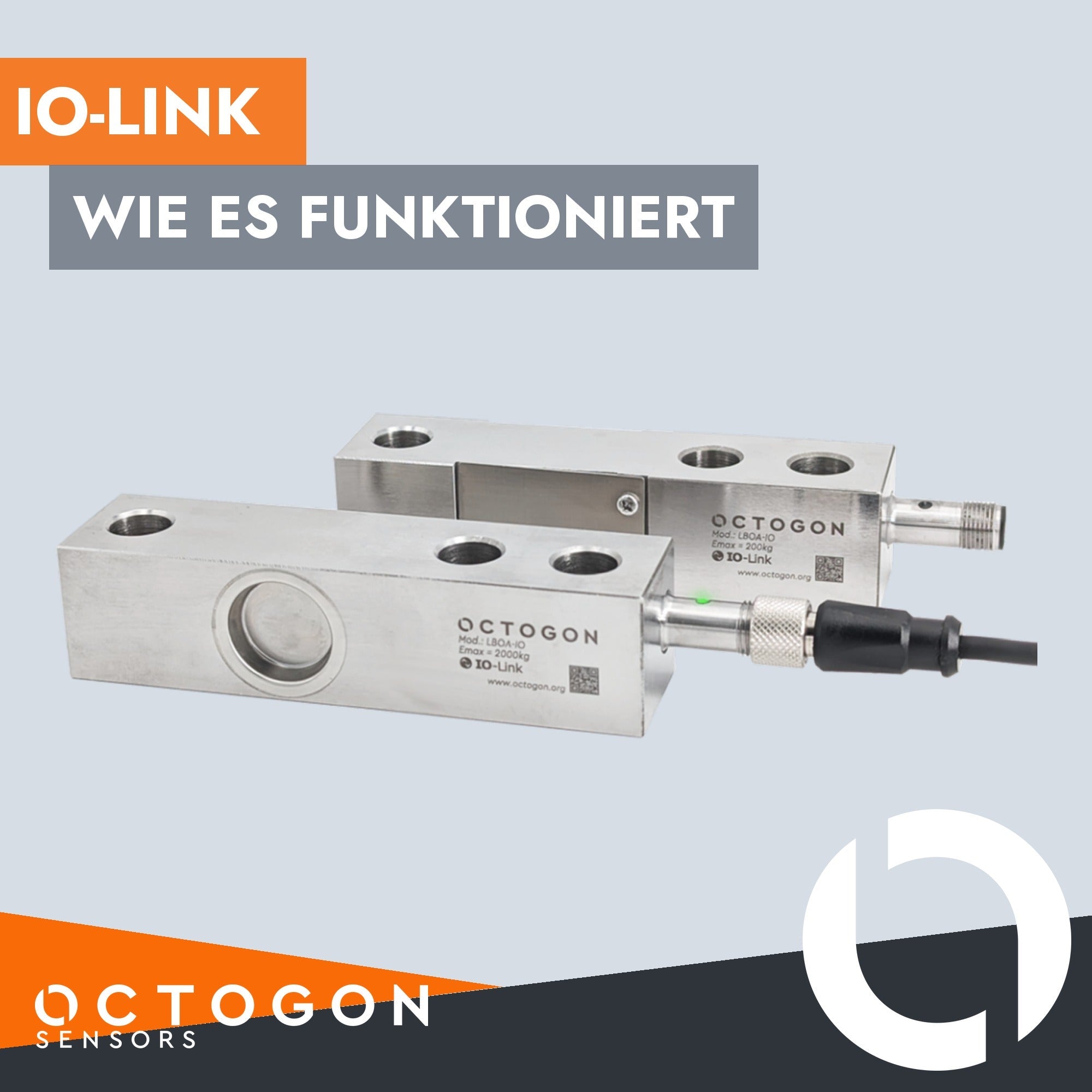 Wägezelle LBOA mit IO-Link Schnittstelle