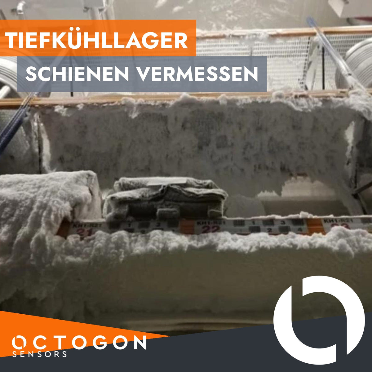 Vereiste Regalkonstruktion im Tiefkühl-Verschieberegallager