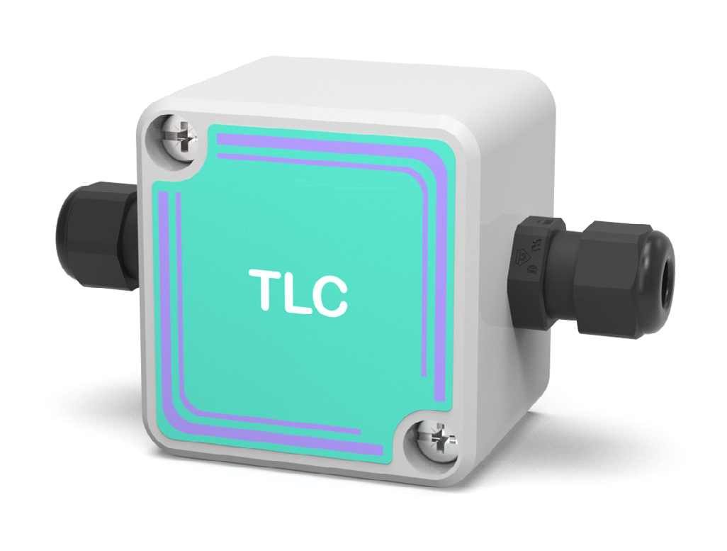 EALAA IP67-Gehäuse CASTLC für den Wägetransmitter TLC mit zwei Kabelverschraubungen M12 × 1,5