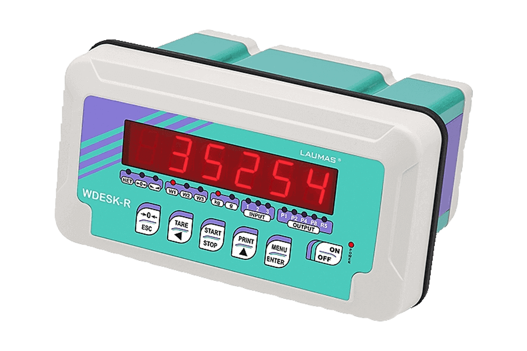 Wägeindikator EILF L-WDESK-R mit roter LED-Anzeige