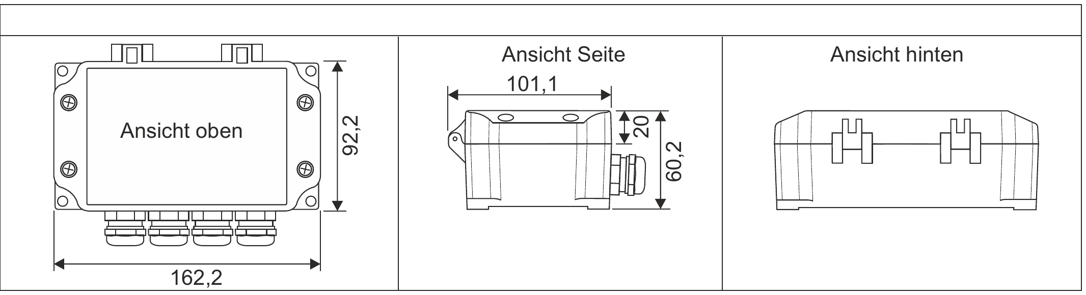 ESMB DMS-Brücken-Messverstärker SIL3 IP65 (SMM-HD)
