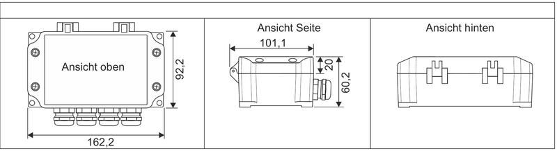 ESMB DMS-Brücken-Messverstärker SIL3 IP65 (SMM-HD)