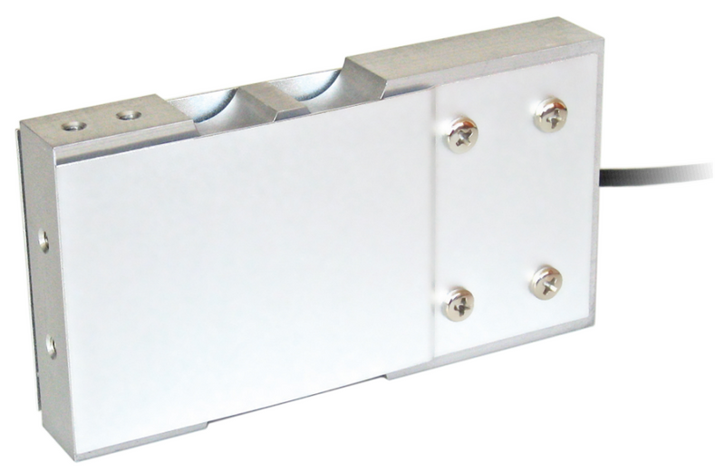 Single-Point-Wägezelle LCLJ L-AU aus Aluminium mit Befestigungsschrauben