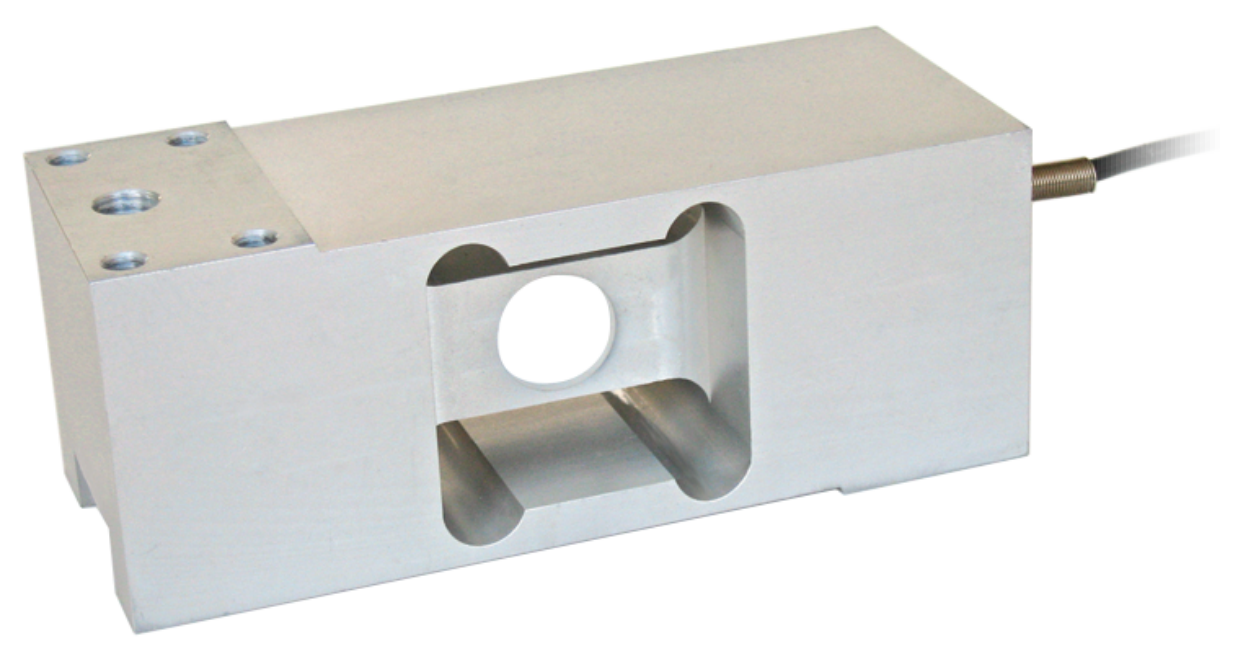 Single-Point-Wägezelle LCLM L-AR aus Aluminium, Schrägansicht